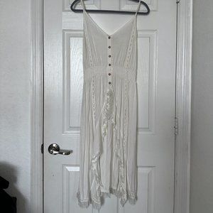 Pol Beige Dress with Lace